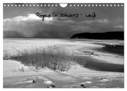Cover-Bild zum Titel 'Rügen in schwarz-weiß (Wandkalender 2026 DIN A4 quer), CALVENDO Monatskalender' von 'Antje Schmidt'