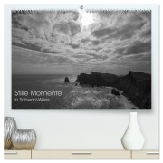 Cover-Bild zum Titel 'Stille Momente in Schwarz-Weiss (hochwertiger Premium Wandkalender 2026 DIN A2 quer), Kunstdruck in Hochglanz' von 'Tobias Huber'