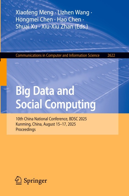 Big Data and Social Computing - 