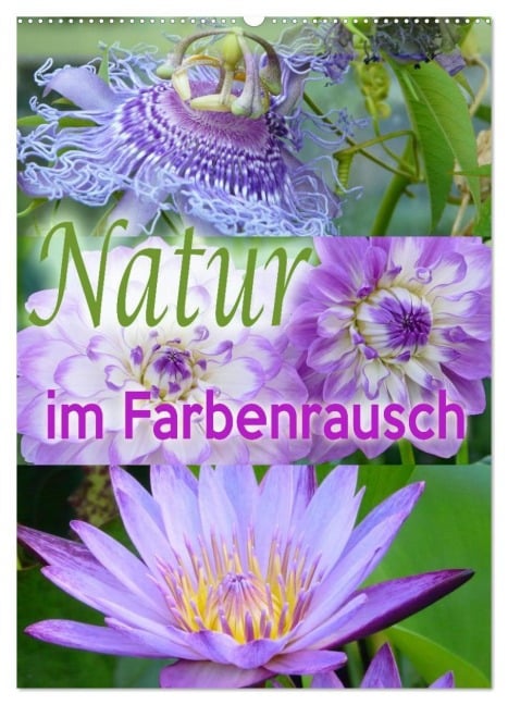 Natur im Farbenrausch (Wandkalender 2026 DIN A2 hoch), CALVENDO Monatskalender - Christine B-B Müller