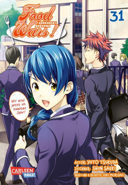 Food Wars - Shokugeki No Soma 31 - Yuto Tsukuda, Shun Saeki, Yuki Morisaki