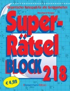 Cover-Bild zum Titel 'Superrätselblock 218' von 'Eberhard Krüger'