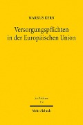 Cover-Bild zum Titel 'Versorgungspflichten in der Europäischen Union' von 'Markus Kern'