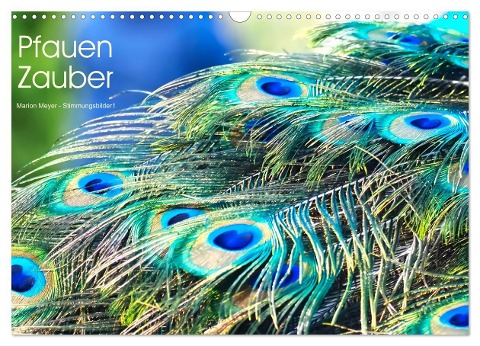 Pfauen Zauber (Wandkalender 2024 DIN A3 quer), CALVENDO Monatskalender - Marion Meyer - Stimmungsbilder1