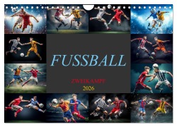 Cover-Bild zum Titel 'Fussball - Zweikampf (Wandkalender 2026 DIN A4 quer), CALVENDO Monatskalender' von 'Dirk Meutzner'