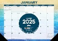Beaches 2025 17 X 12 Small Monthly Deskpad - Willow Creek Press