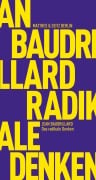 Cover-Bild zum Titel 'Das radikale Denken' von 'Jean Baudrillard'
