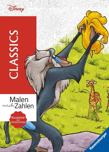 Malen nach Zahlen Disney: Classics - Malbuch für Erwachsene - 