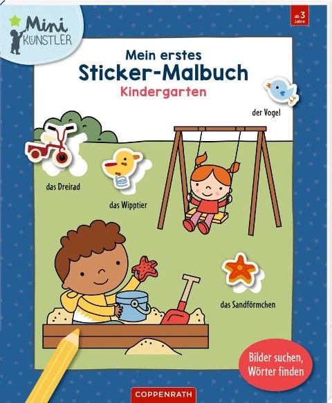 Mein erstes Sticker-Malbuch: Kindergarten - 