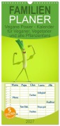 Cover-Bild zum Titel 'Familienplaner 2027 - Vegane Power - Kalender für Veganer, Vegetarier und alle Pflanzenfans mit 5 Spalten (Wandkalender, 21 x 45 cm) CALVENDO' von 'Mb Fotografie'