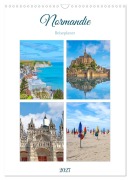 Cover-Bild zum Titel 'Normandie - Reiseplaner (Wandkalender 2027 DIN A3 hoch), CALVENDO Monatskalender' von 'Nina Schwarze'