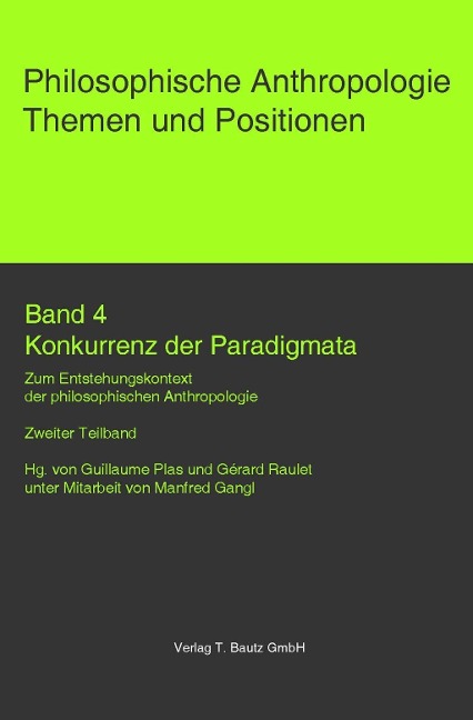 Konkurrenz der Paradigmata. - 