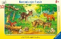 Cover-Bild zum Titel 'Tierkinder des Waldes. Rahmenpuzzle 15 Teile' von ''
