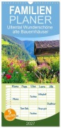 Cover-Bild zum Titel 'Familienplaner 2027 - Ultental Wunderschöne alte Bauernhäuser mit 5 Spalten (Wandkalender, 21 x 45 cm) CALVENDO' von 'Klaus und Dorle Scholz'