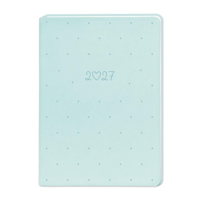 Terminplaner Lederlook 2027 Mint - 