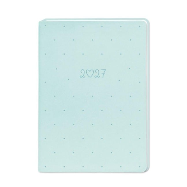 Terminplaner Lederlook 2027 Mint - 