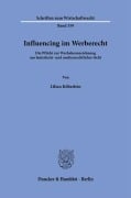 Cover-Bild zum Titel 'Influencing im Werberecht' von 'Lilian Köberlein'