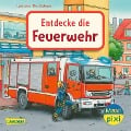 Cover-Bild zum Titel 'Maxi Pixi 397: VE 5 Entdecke die Feuerwehr (5 Exemplare)' von 'Laura Leintz'