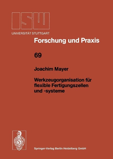 Werkzeugorganisation für flexible Fertigungszellen und -systeme - Joachim Mayer