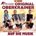 Cover-Bild zum Titel 'Dreimal hoch auf die Musik-40 Jahre' von 'Die Jungen Original Oberkrainer'