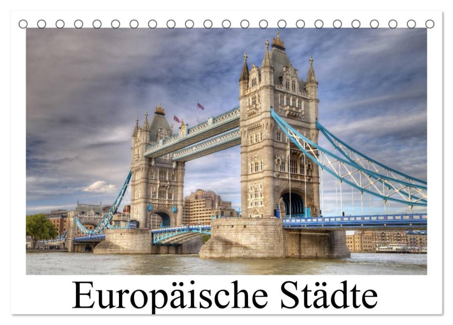 Europäische Städte (Tischkalender 2026 DIN A5 quer), CALVENDO Monatskalender - Tjphotography (Thorsten Jung)