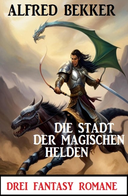 Die Stadt der magischen Helden: Drei Fantasy Romane - Alfred Bekker