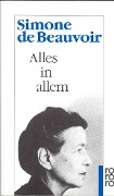 Cover-Bild zum Titel 'Alles in allem' von 'Simone de Beauvoir'