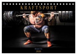 Cover-Bild zum Titel 'Kraftsport (Tischkalender 2026 DIN A5 quer), CALVENDO Monatskalender' von 'Renate Utz'