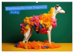 Cover-Bild zum Titel 'Hundemode vom Dogwalk (Wandkalender 2026 DIN A2 quer), CALVENDO Monatskalender' von 'Digital Arties'