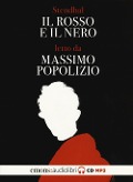 Cover-Bild zum Titel 'Il rosso e il nero letto da Massimo Popolizio. Audiolibro. 2 CD Audio formato MP3' von 'Stendhal'