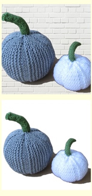 Strickanleitung Kürbis Set in zwei Größen - Kerstin Münchehofe