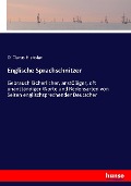 Cover-Bild zum Titel 'Englische Sprachschnitzer' von 'O' Clarus Hiebslac'