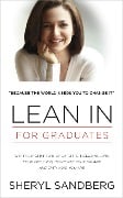 Cover-Bild zum Titel 'Lean In: For Graduates' von 'Sheryl Sandberg'