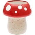 Cover-Bild zum Titel 'Keramik Vase Fliegenpilz,Ø 14,5 cm, H 15 cm' von ''