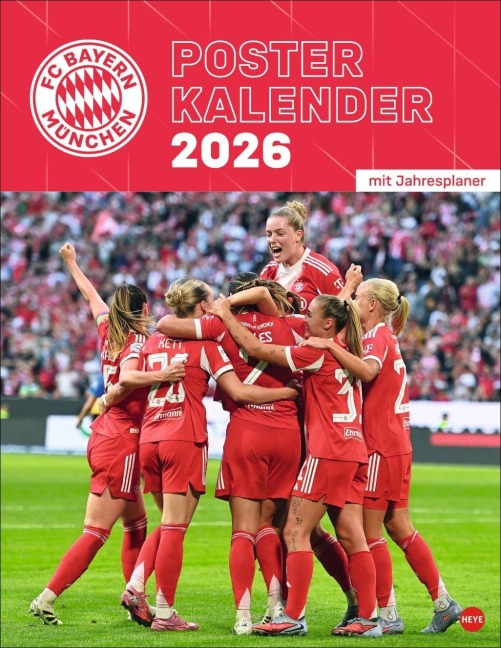 FC Bayern München Frauen Posterkalender 2026 - 