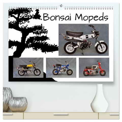Bonsai Mopeds (hochwertiger Premium Wandkalender 2025 DIN A2 quer), Kunstdruck in Hochglanz - Ingo Laue