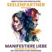 Cover-Bild zum Titel 'Seelenpartner anziehen: Manifestiere Liebe, während Du schläfst mit dem Gesetz der Anziehung' von 'Raphael Kempermann, Chakratunes'