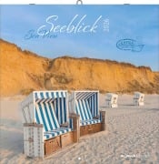 Seeblick 2026 - Broschürenkalender 30x30 cm (30x60 geöffnet) - Kalender mit Platz für Notizen - Sea View - Bildkalender - Wandplaner - Wandkalender - 