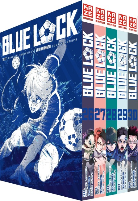 Blue Lock - Band 26-30 im Sammelschuber - Muneyuki Kaneshiro