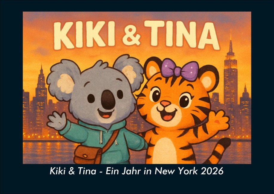 Kiki & Tina - Ein Jahr in New York 2026 Fotokalender DIN A4 - Kevin Heber, Tobias Schmitt