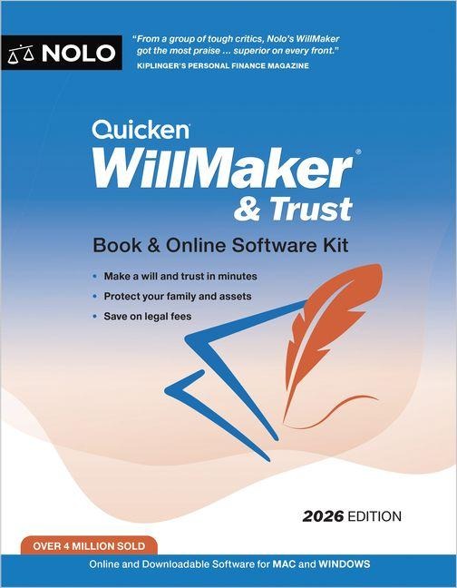 Quicken Willmaker & Trust 2026 - Editors Of Nolo
