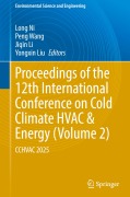 Cover-Bild zum Titel 'Proceedings of the 12th International Conference on Cold Climate HVAC & Energy (Volume 2)' von ''