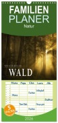 Cover-Bild zum Titel 'Familienplaner 2026 - Mysterium Wald mit 5 Spalten (Wandkalender, 21 x 45 cm) CALVENDO' von 'Norbert Maier'