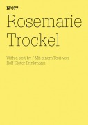 Cover-Bild zum Titel 'Rosemarie Trockel' von 'Rosemarie Trockel'