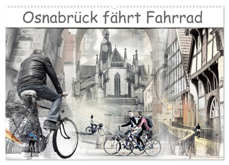 Osnabrück fährt Fahrrad (Wandkalender 2026 DIN A2 quer), CALVENDO Monatskalender - Viktor Gross