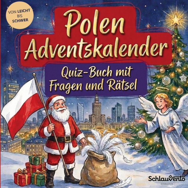 Polen-Adventskalender: Quiz-Buch mit Fragen und Rätsel - Schlauvento Interactive