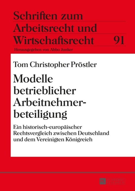 Modelle betrieblicher Arbeitnehmerbeteiligung - Tom Christopher Pröstler