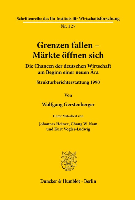 Grenzen fallen - Märkte öffnen sich. - Wolfgang Gerstenberger