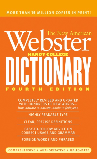 The New American Webster Handy College Dictionary - Philip D Morehead