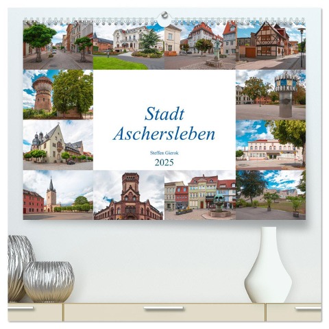 Stadt Aschersleben (hochwertiger Premium Wandkalender 2025 DIN A2 quer), Kunstdruck in Hochglanz - Gierok, Steffen Magic Artist Design